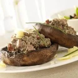 Sausage-Stuffed Portobello Mushrooms