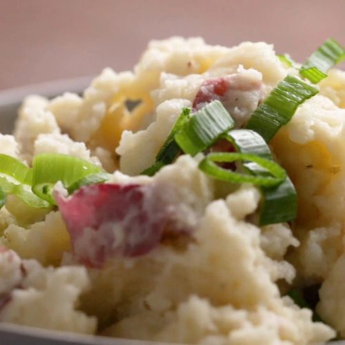 Chunky, Skin-On Mashed Potatoes