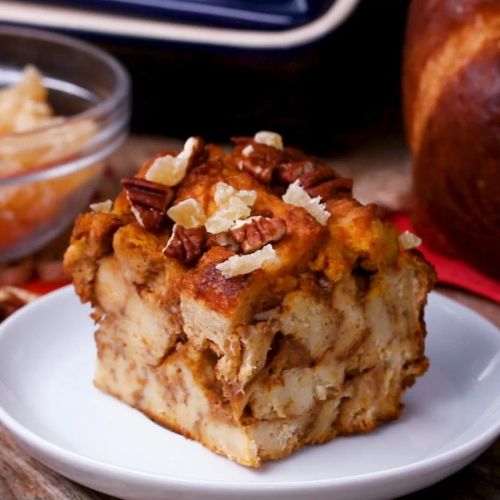 Pumpkin Pie Bread Pudding