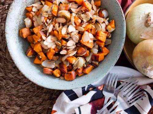 Roasted Sweet Potatoes & Onions