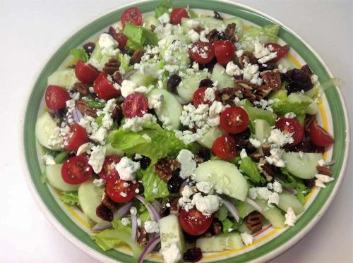 Blue Cheese and Dried Cranberry Tossed Salad