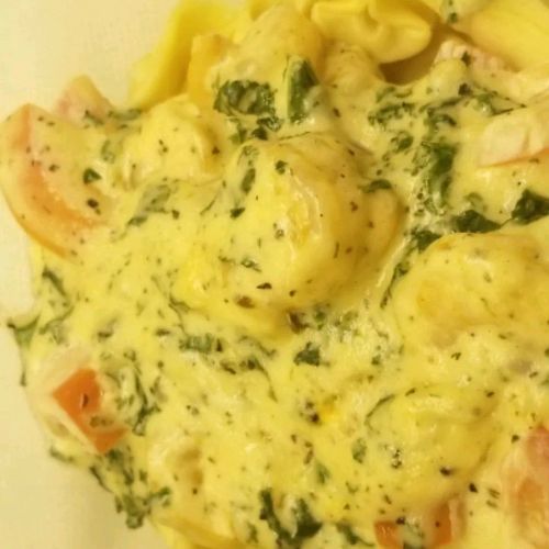 Keto Shrimp Alfredo