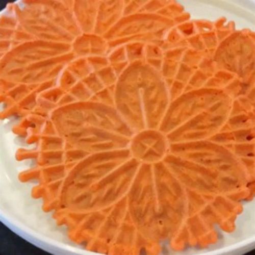 Orange Pizzelle