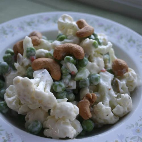 Pea and Cauliflower Salad