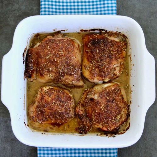 Honey-Mustard Chicken Thighs