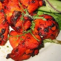 Indian Chicken Tikka Skewers