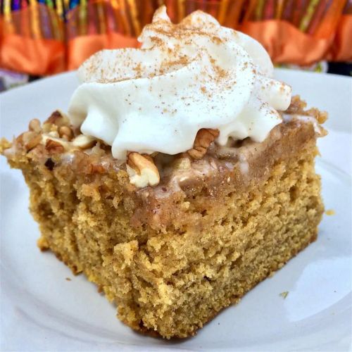 Iced Pumpkin Spice Cake