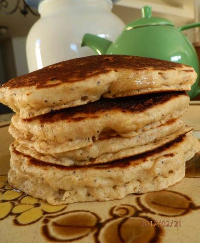 Banana Poppy Seed Pancakes