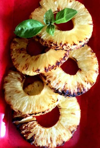 Air Fryer Roasted Pineapple