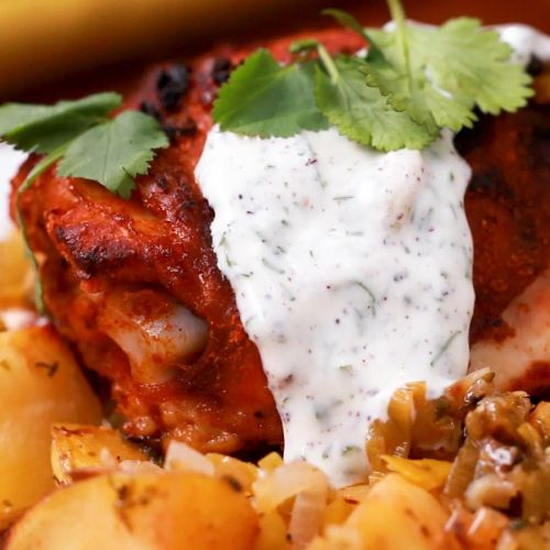 Harissa Chicken With Leeks and Potatoes