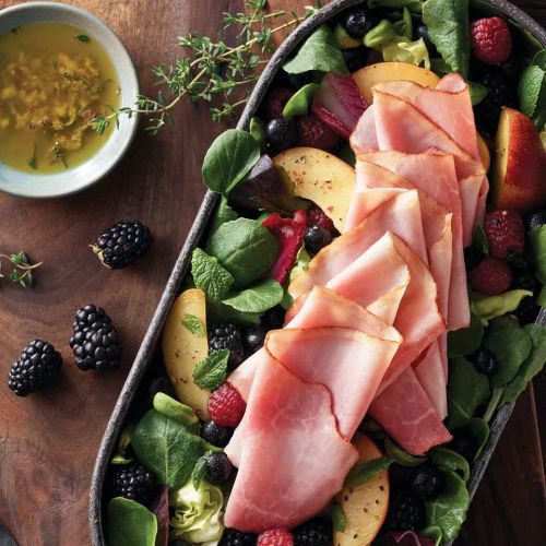 Boar's Head Bold BourbonRidge Uncured Smoked Ham Summer Salad