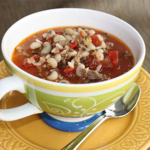 Quick Hoppin' John Soup