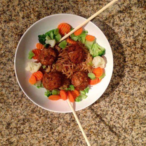 Deep-Fried Asian Chicken Meatballs