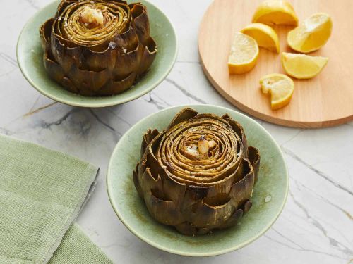 Simply Roasted Artichokes