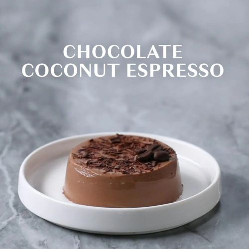 Dairy-Free Chocolate Coconut Espresso Panna Cotta