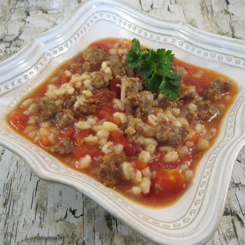 Mom's Italian Beef Barley Soup