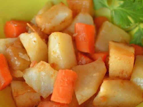 Campfire Potatoes and Carrots