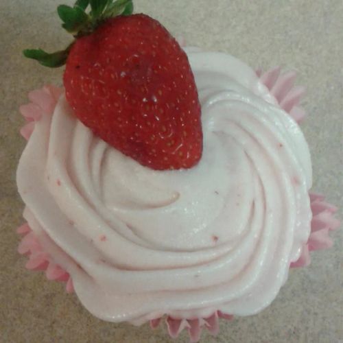 Strawberry (Jam!) Cream Cheese Frosting