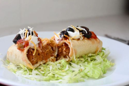 Impossible Baked Chimichangas