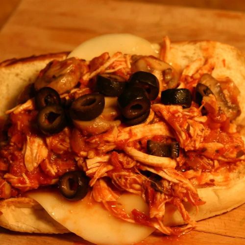 Chicken Cacciatore Sandwich