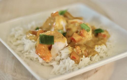 Creamy Coconut Curry with Shrimp