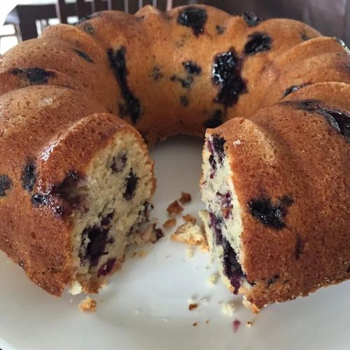 Blueberry Pound Cake