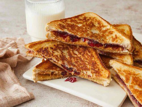 Grilled Peanut Butter and Jelly Sandwich