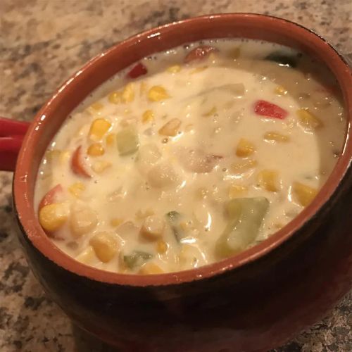 Vegetarian Slow Cooker Corn Chowder