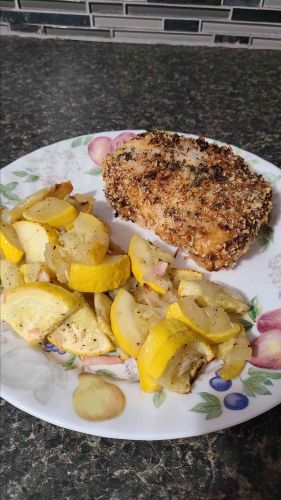 Honey Mustard-Panko Pork Chops