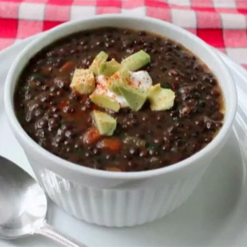 Chef John's Black Lentil Soup