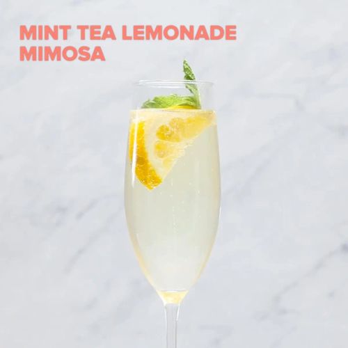 Mint Tea Lemonade Mimosa