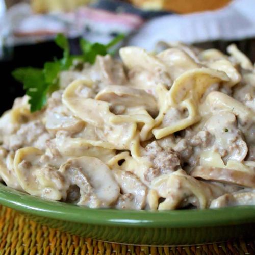 Simple Hamburger Stroganoff