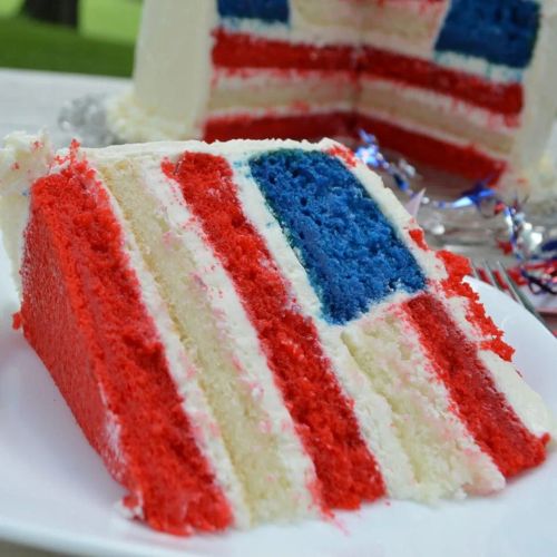 American Flag Cake