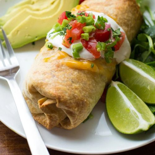 Baked Chicken Chimichangas