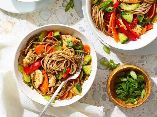 Soba Noodle Salad with Chicken and Sesame