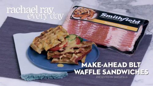 Make-Ahead BLT Waffle Sandwiches