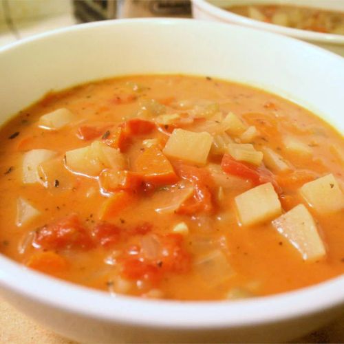 Chunky Tomato Potato Soup