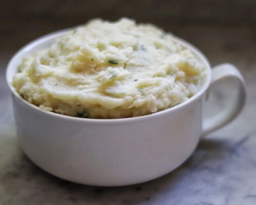 Creamy Garlic Parmesan Mashed Potatoes