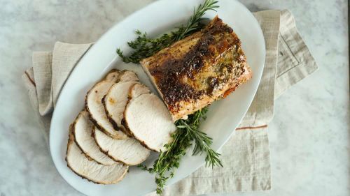 Perfect Herb-Roasted Pork Loin with Tangy Glaze