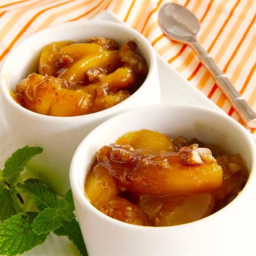 Baked Sliced Peaches