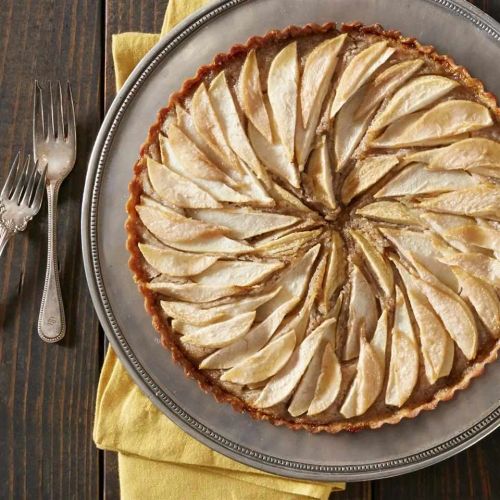 Pear and Hazelnut Frangipane Tart