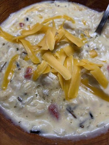 Instant Pot Chicken and Wild Rice Chowder