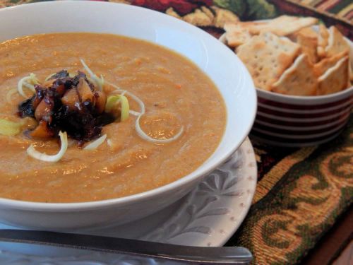 Butternut Squash Leek Soup