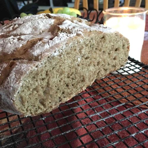 Dutch Oven Caraway Rye Bread