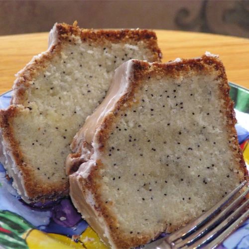 Poppy Seed Bread with Glaze