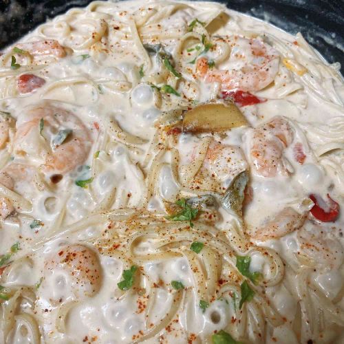 Zydeco Stomp Cajun Shrimp Alfredo