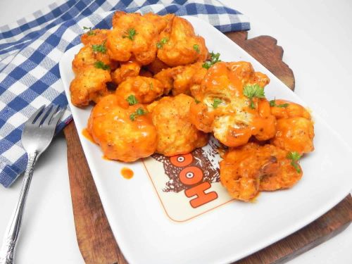 Air Fryer Vegan Buffalo Cauliflower