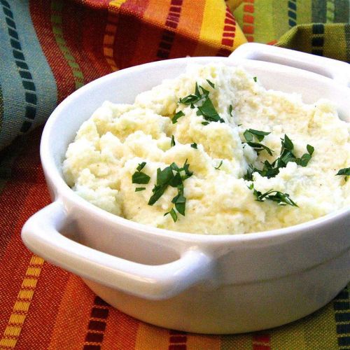 Low-Carb Mashed Cauliflower