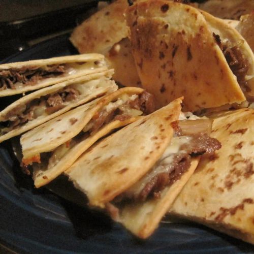 Philly Cheesesteak Quesadillas