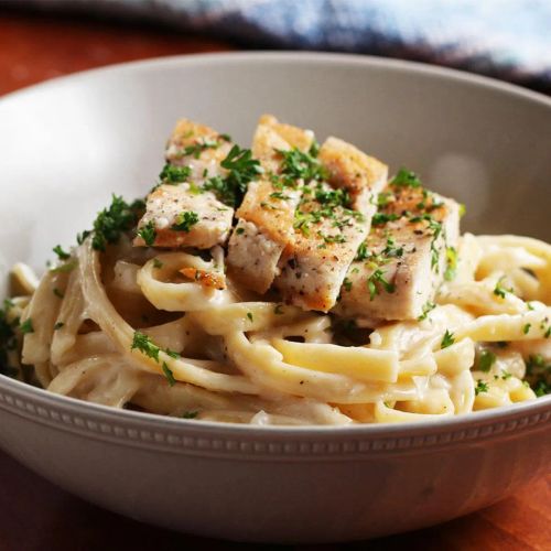 Dairy-Free Chicken Fettuccine Alfredo